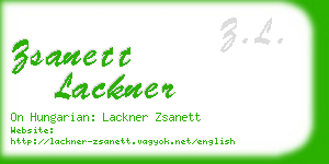 zsanett lackner business card